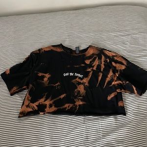 God the Father Vintage Cropped T